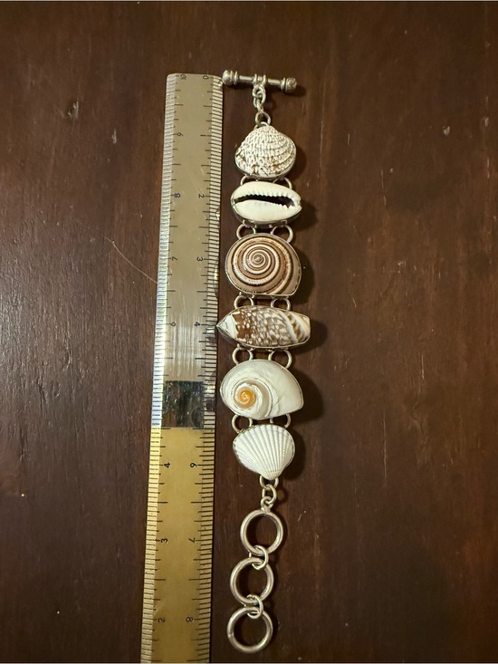 Charles Albert Jewelry - Charles Albert Sterling Silver Seashell Link Bracelet
